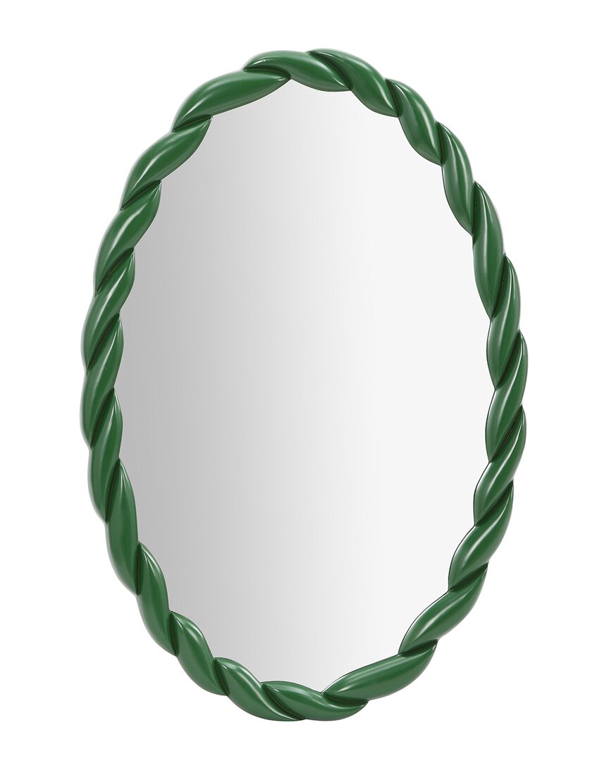 Tov Furniture Agnes Glossy Oval Mirror