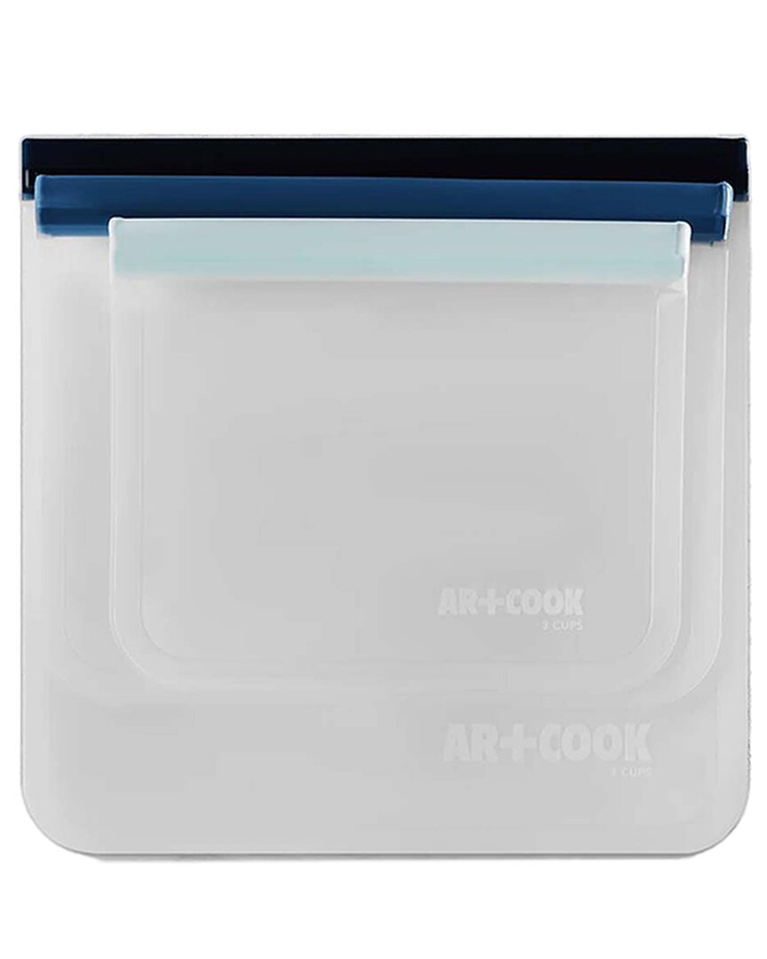 Art & Cook Art And Cook Re-useable Food Silicone Storage Bags