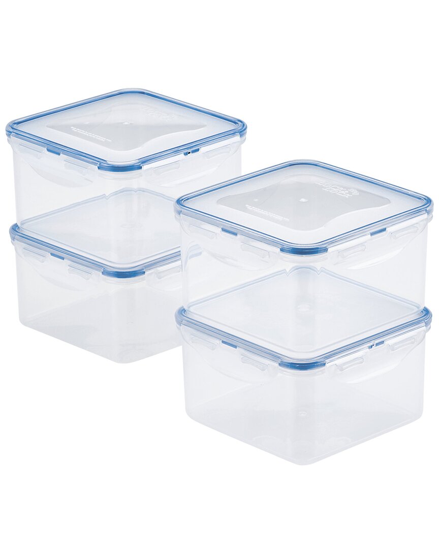 Shop Lock & Lock Set Of 4 Food Storage Containers In Clear