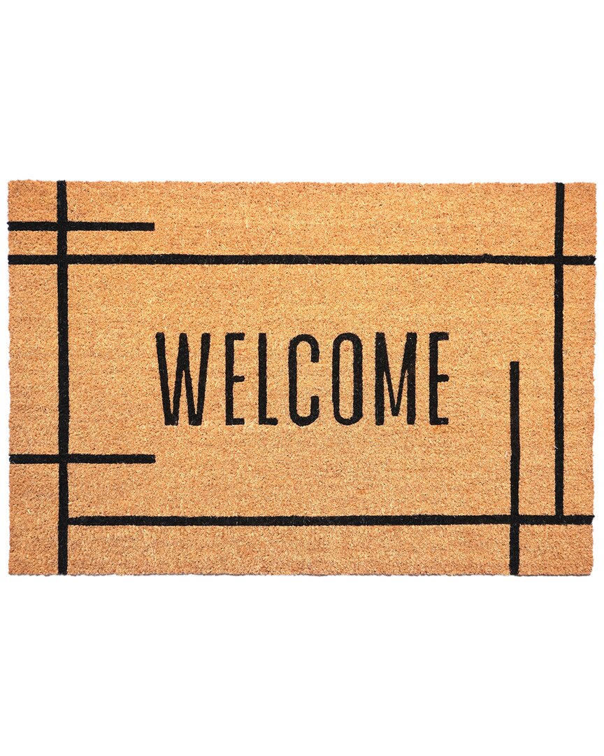 Calloway Mills Modern Natural Welcome Doormat