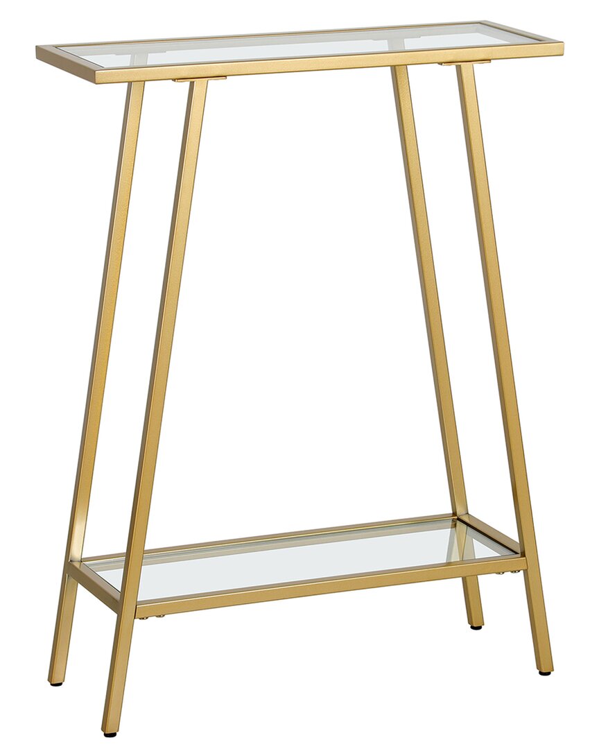 Abraham + Ivy Yair Rectangular Console Table In Gold