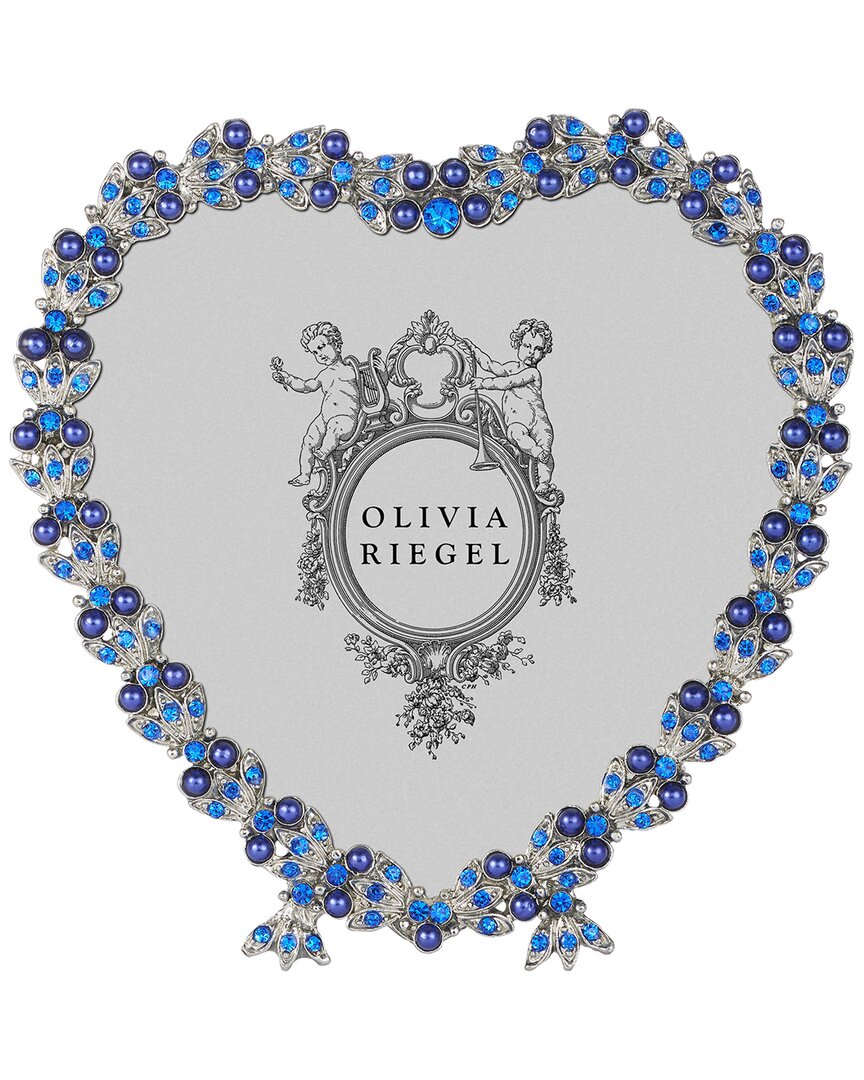 Olivia Riegel Contessa Heart 3.5 Frame In Blue