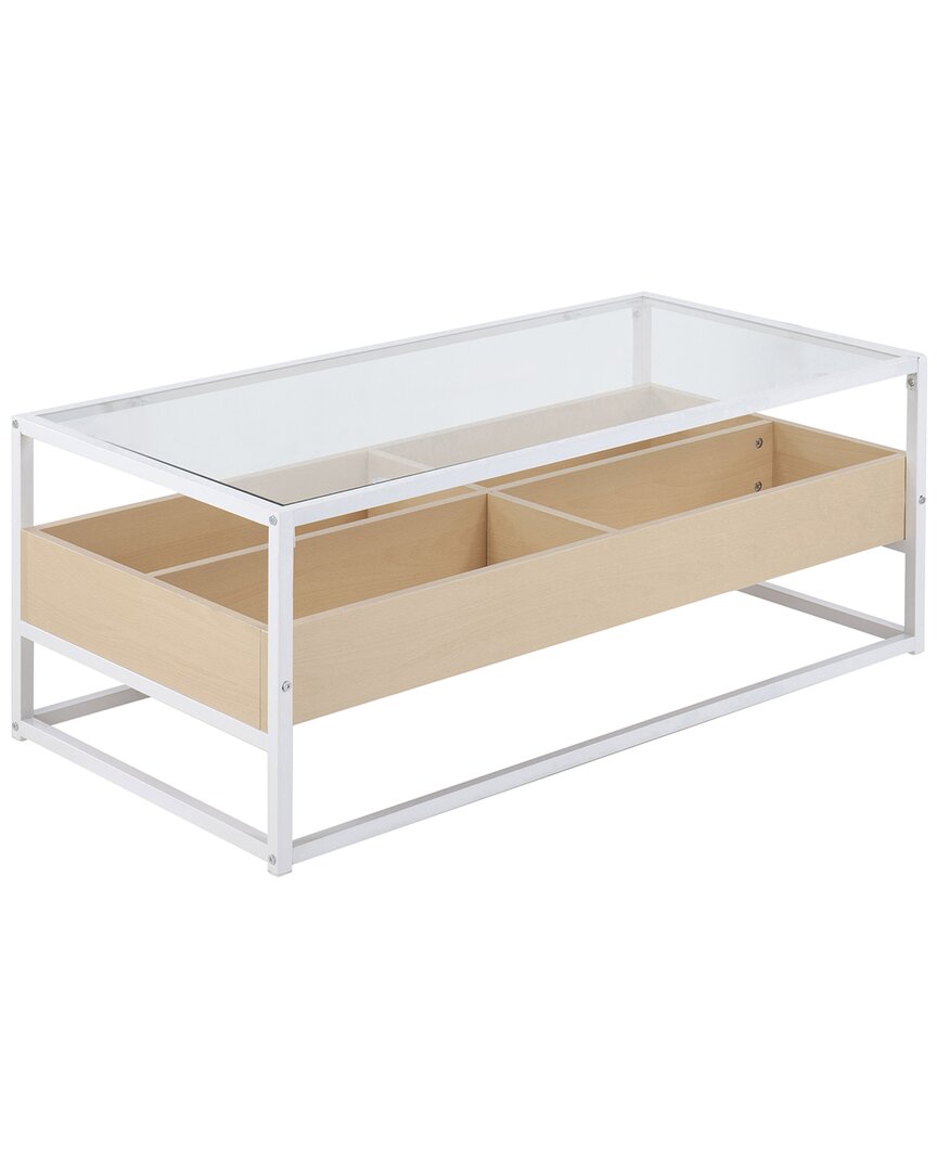 Lumisource Display Coffee Table In White