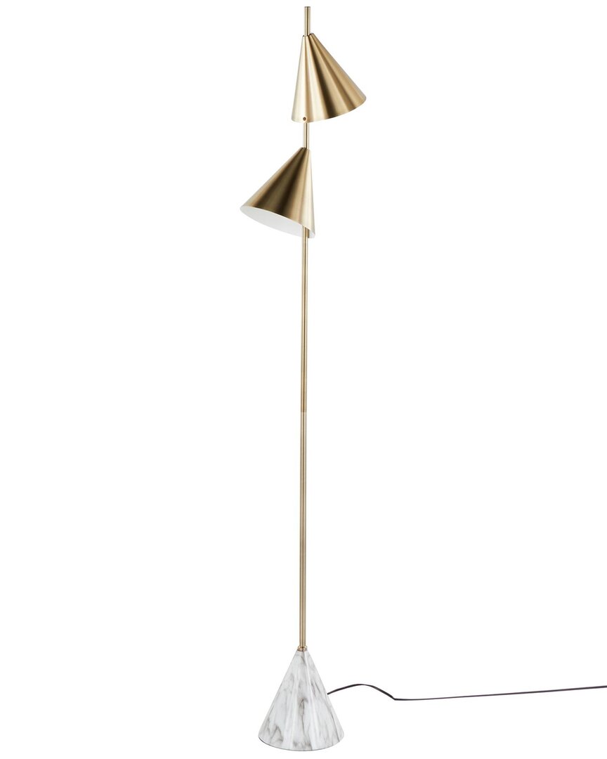 Lumisource Cone 65 Metal Floor Lamp In Gold