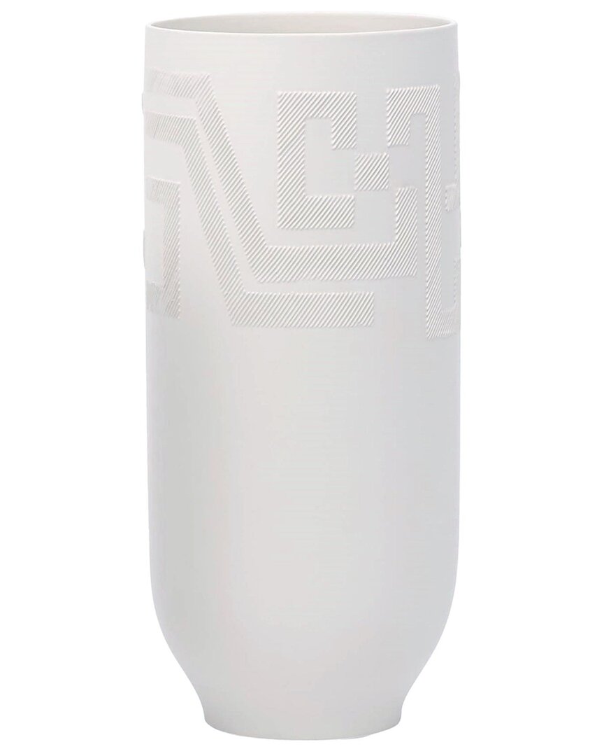 Global Views Chaco Vase In White