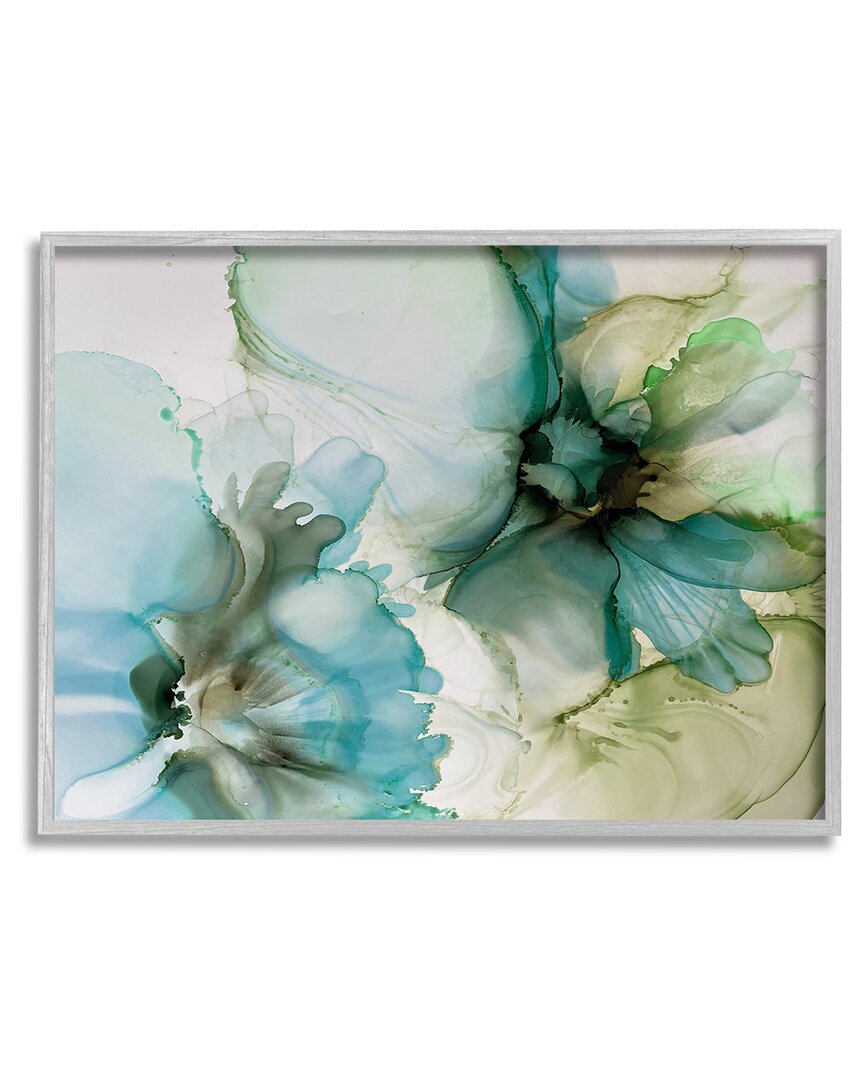 Shop Stupell Abstract Flower Petals Blooming Framed Giclee Wall Art By Emma Catherine Debs