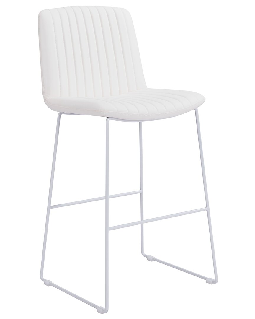 Zuo Modern Mode Bar Chair In White