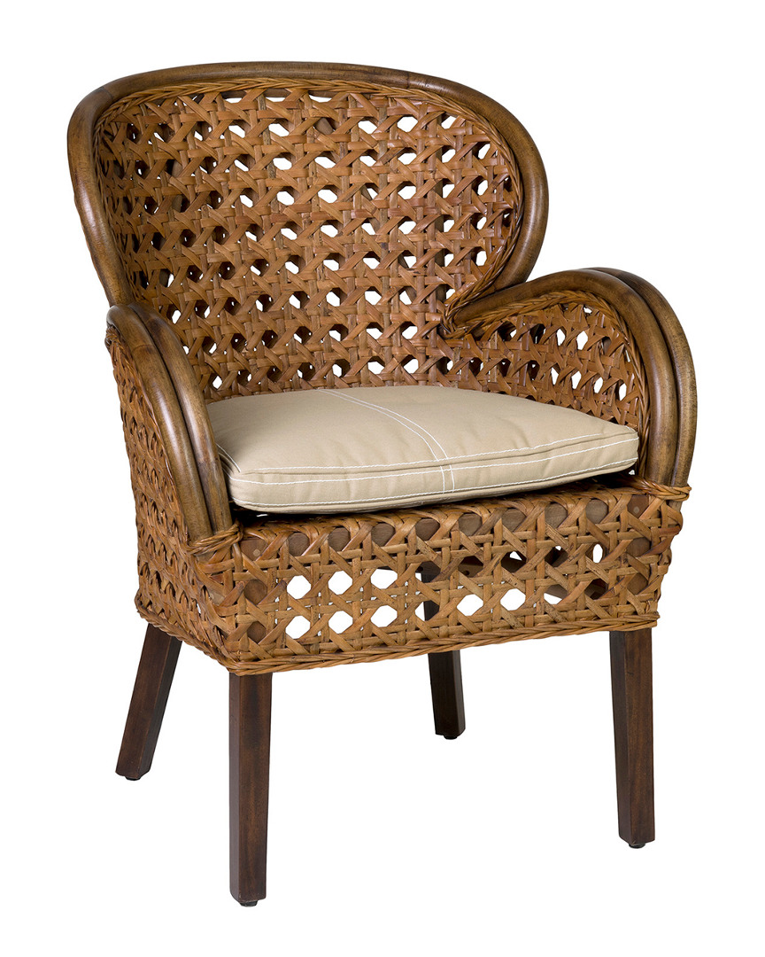 East At Main Margherita Rattan Accent Chair