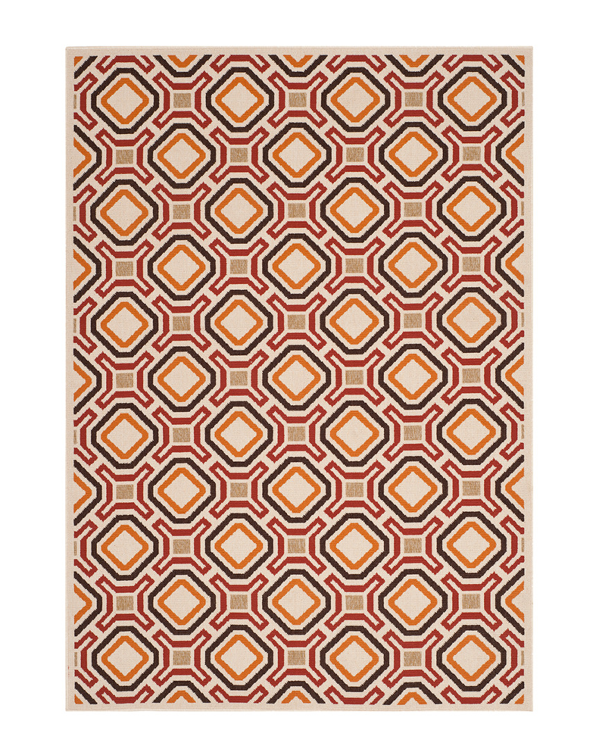 Safavieh Dnu  Veranda Indoor/outdoor Rug In Cream