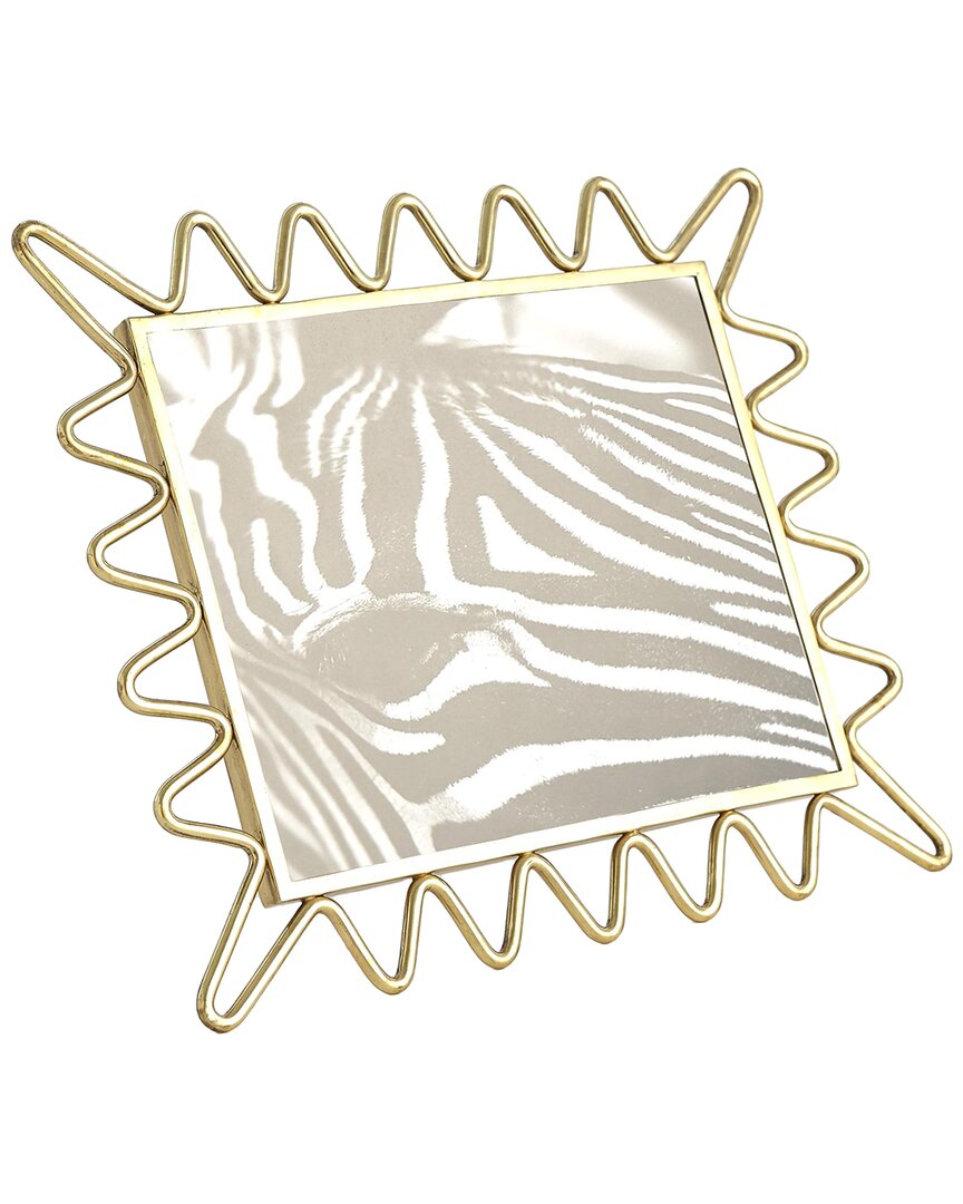 Global Views Ashley Childers For Ric Rac Picture Frame In Gold