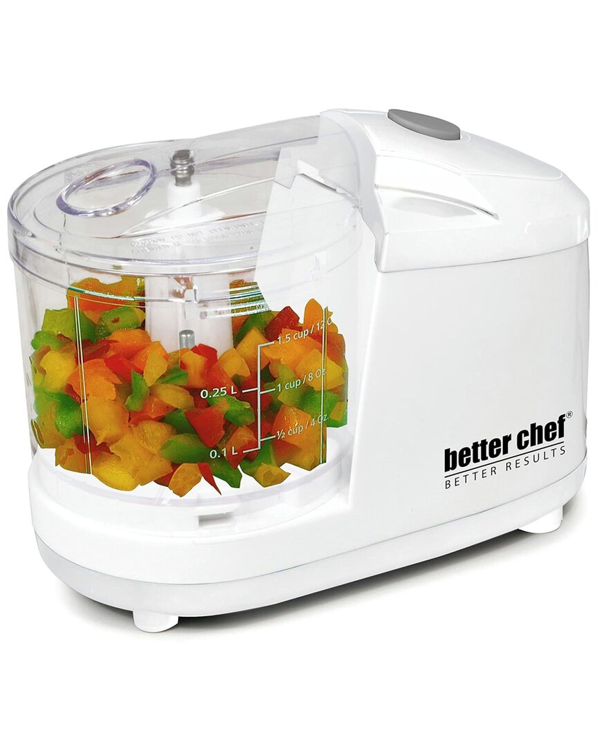 Better Chef 1.5-cup White Mini-chopper In White