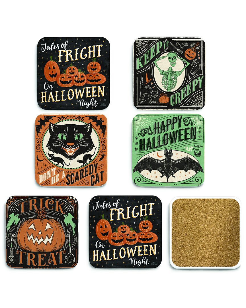 Courtside Market Wall Decor Courtside Market 6pc Ceramic Coaster Set In Multi