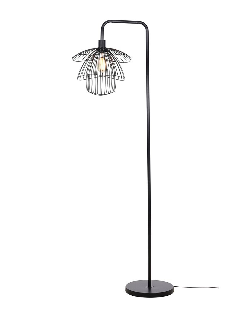 Kenroy Home Orchid Downbridge Floor Lamp In Black