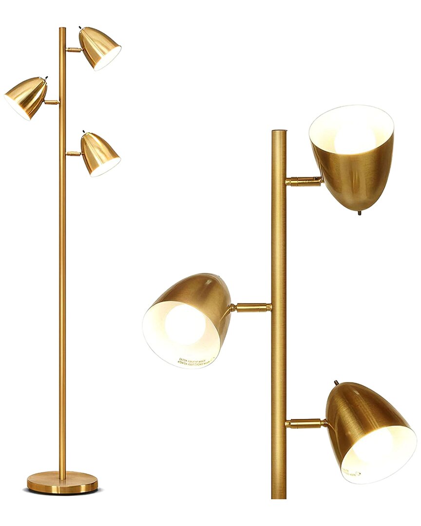 Fresh Fab Finds Newhome Tree Floor Lamp In Gold