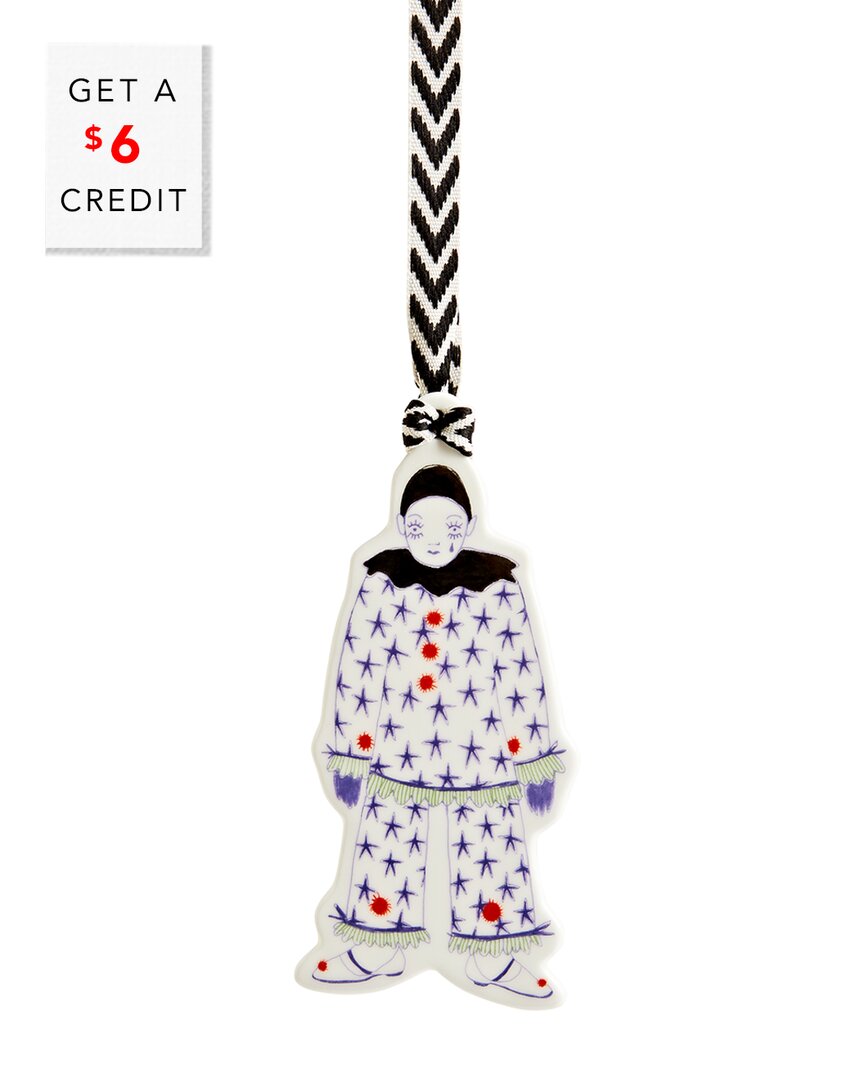 Wedgwood Pierrot Tree Decoration In Multicolor