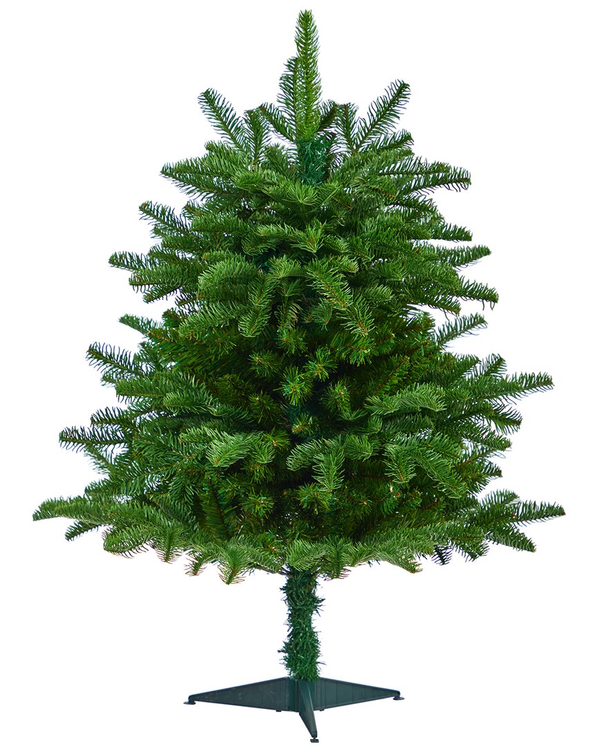 Shop Nearly Natural 3ft South Carolina Spruce Artificial Christmas Tree In Green