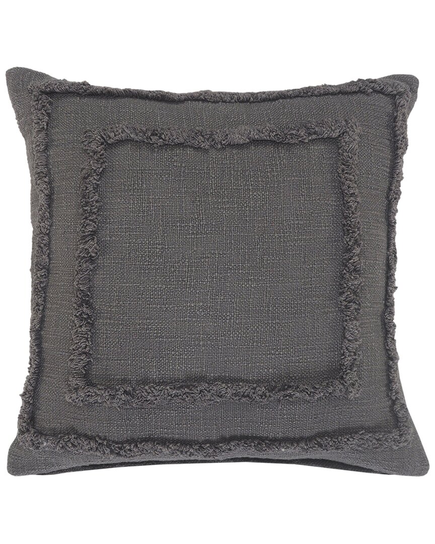 Lr Home Reena Modern Tufted Solid Throw Pillow In Grey