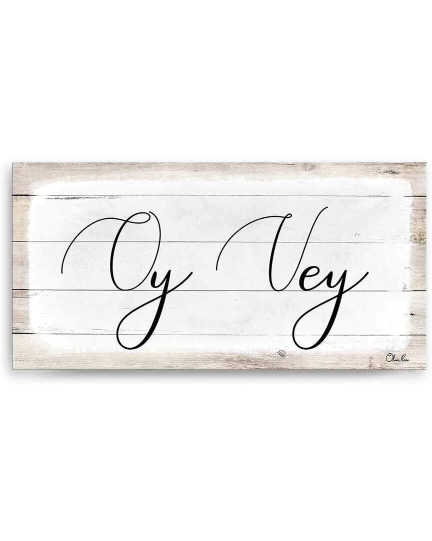 Ready2hangart Oy Vey Ii Canvas Wall Art By Olivia Rose
