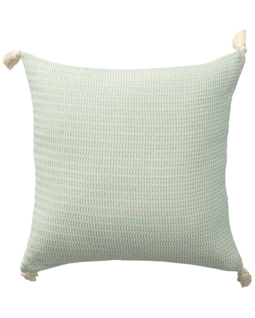 Lr Home Blesilda Transitional Stripes Throw Pillow In Turquoise
