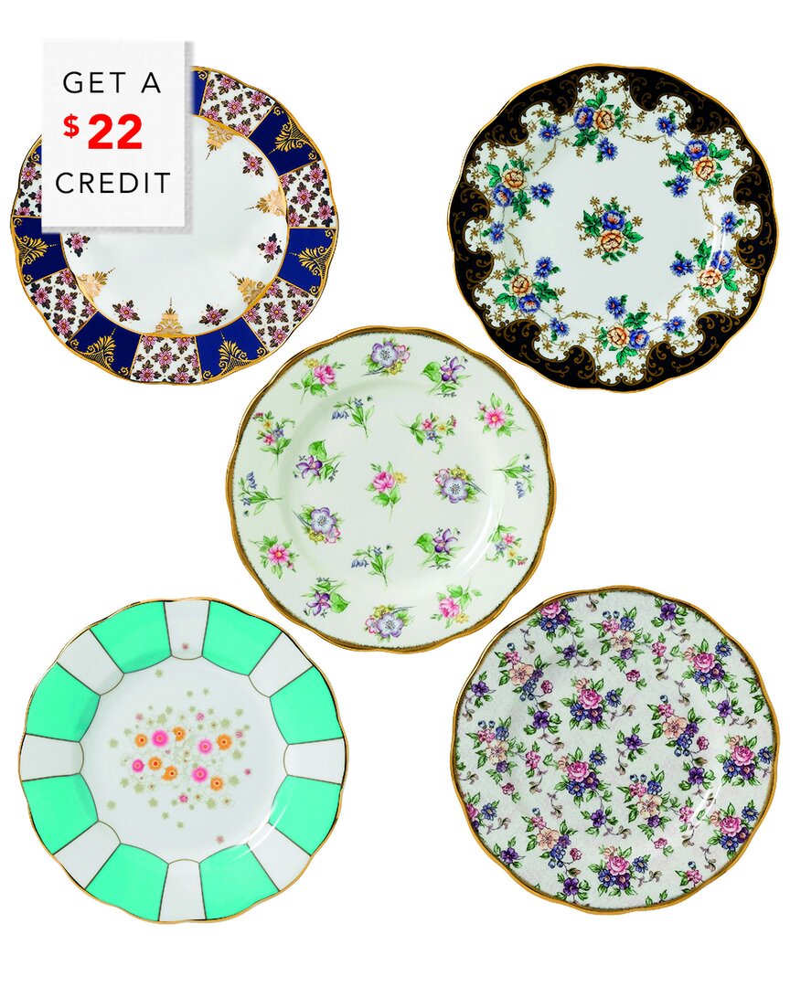 Royal Albert 100 Years Plates (set Of 5) With $22 Credit