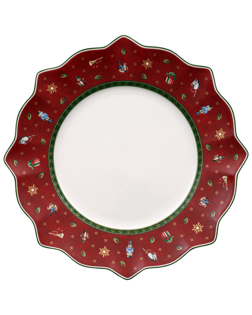 Villeroy & Boch Toy's Delight Red Dinner Plate In Red