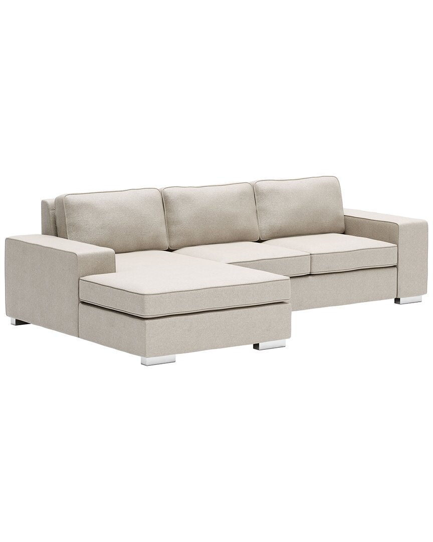 Zuo Brickell Sectional In Beige