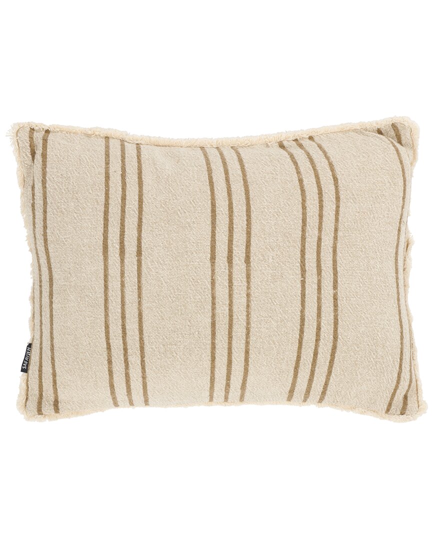 Safavieh Rory 14x20 Cotton & Linen Lumbar Pillow