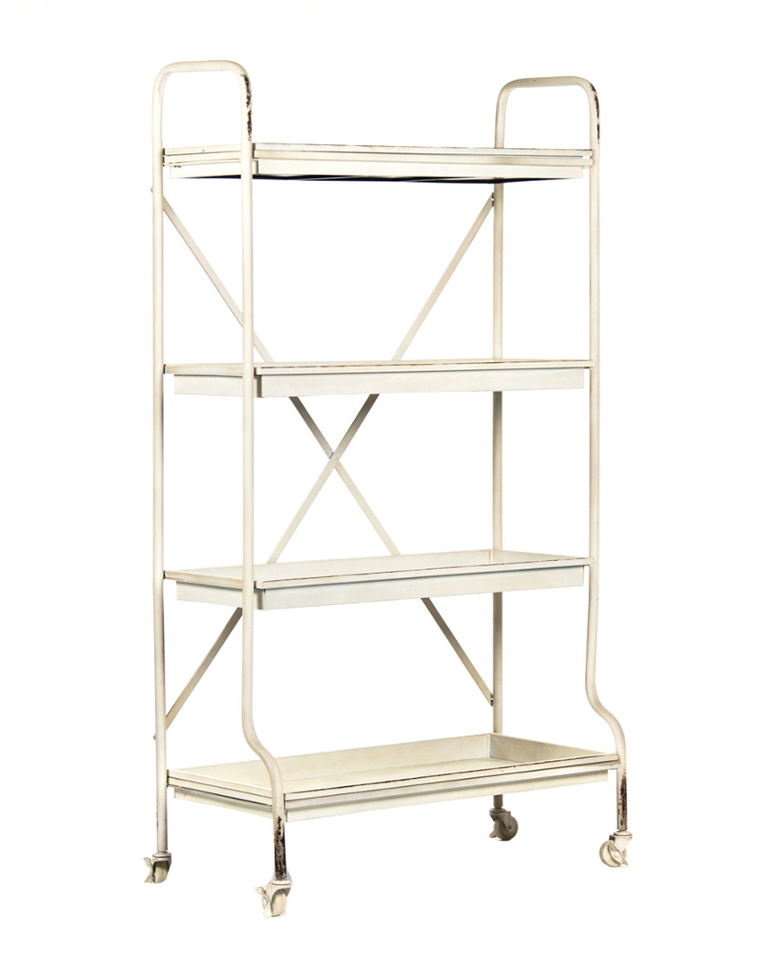 Zentique Diego Shelf Rack In Neutral