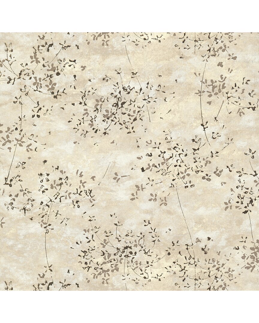 Brewster Arian Gold Inkburst Wallpaper