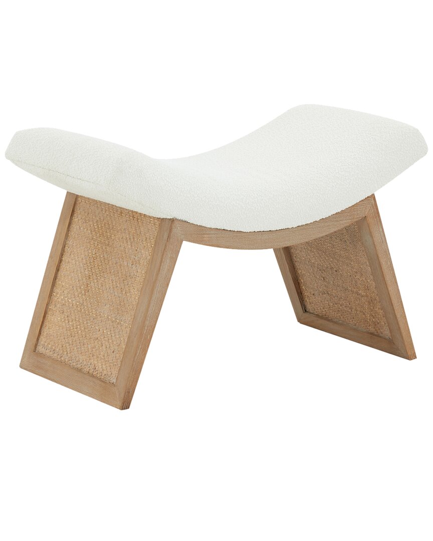 Safavieh Couture Effie Boucle Ottoman