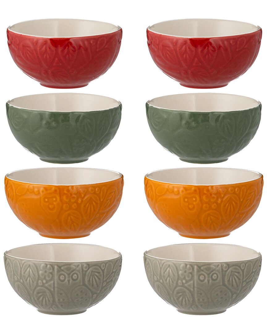 Mason Cash Set Of 8 In The Forest Food Prep Bowls In Multi