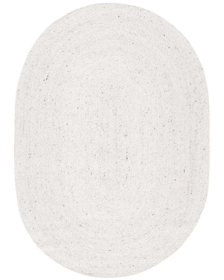 Safavieh Dnu Braided Wool-blend Area Rug In Beige