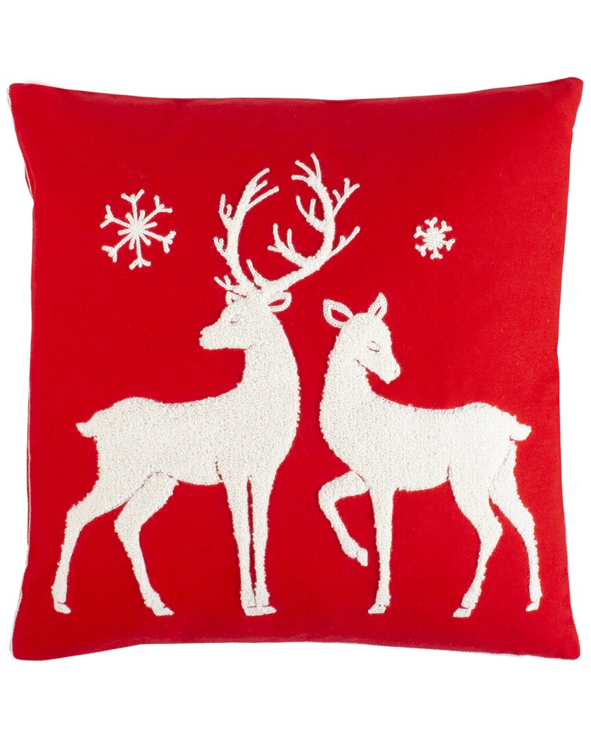 Shop Safavieh Mitzi Pillow In Red