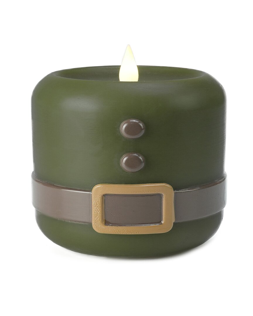 Seasonal Llc 4x5 Led Soft Flame Elf In Green