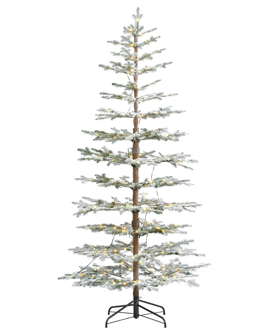 Seasonal Llc Sierra Pine 7.5ft Lightly Flocked Tree In Green