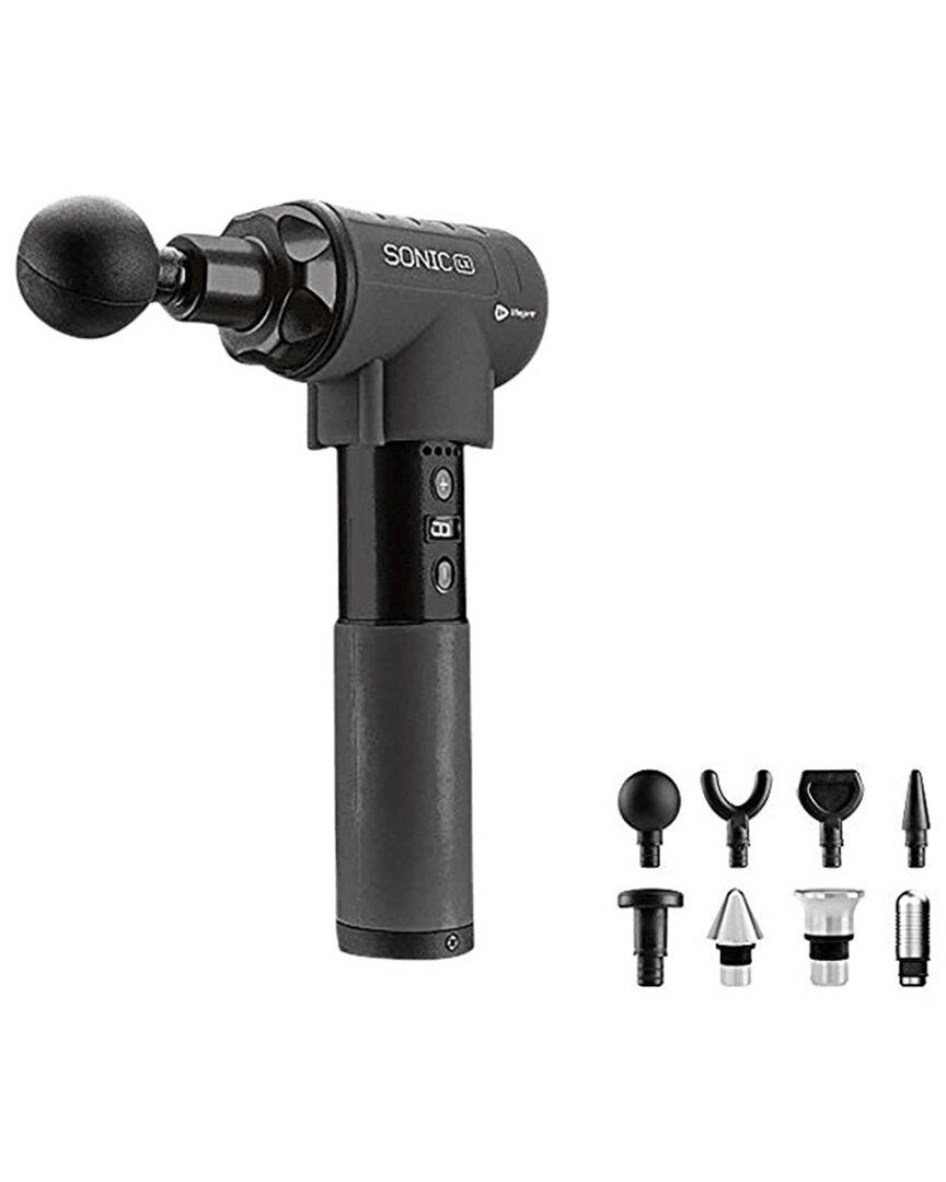 Everfit Massage Gun 6 Heads Electric Massager Lcd Vibration Percussion