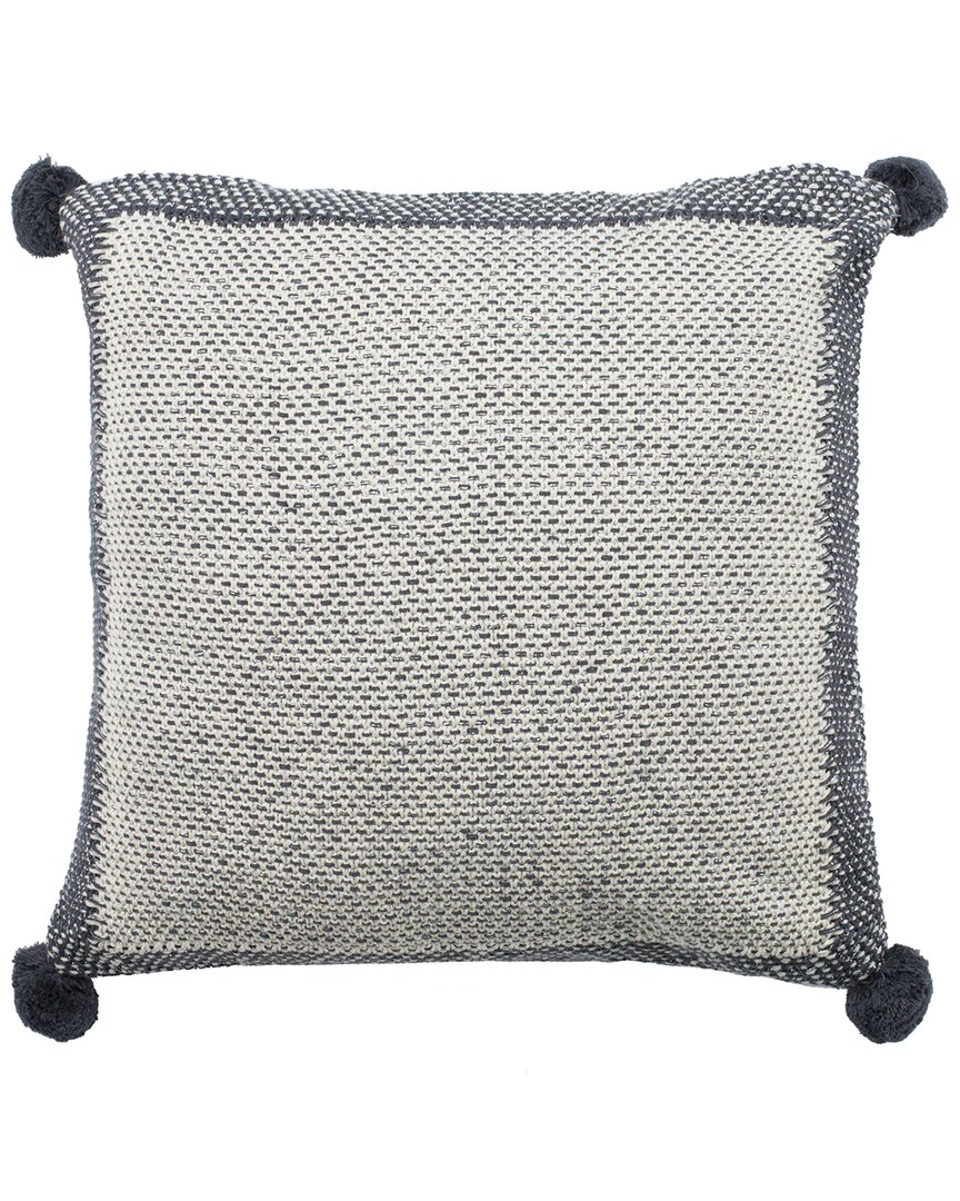 Shop Safavieh Dania Knit Pillow In Grey