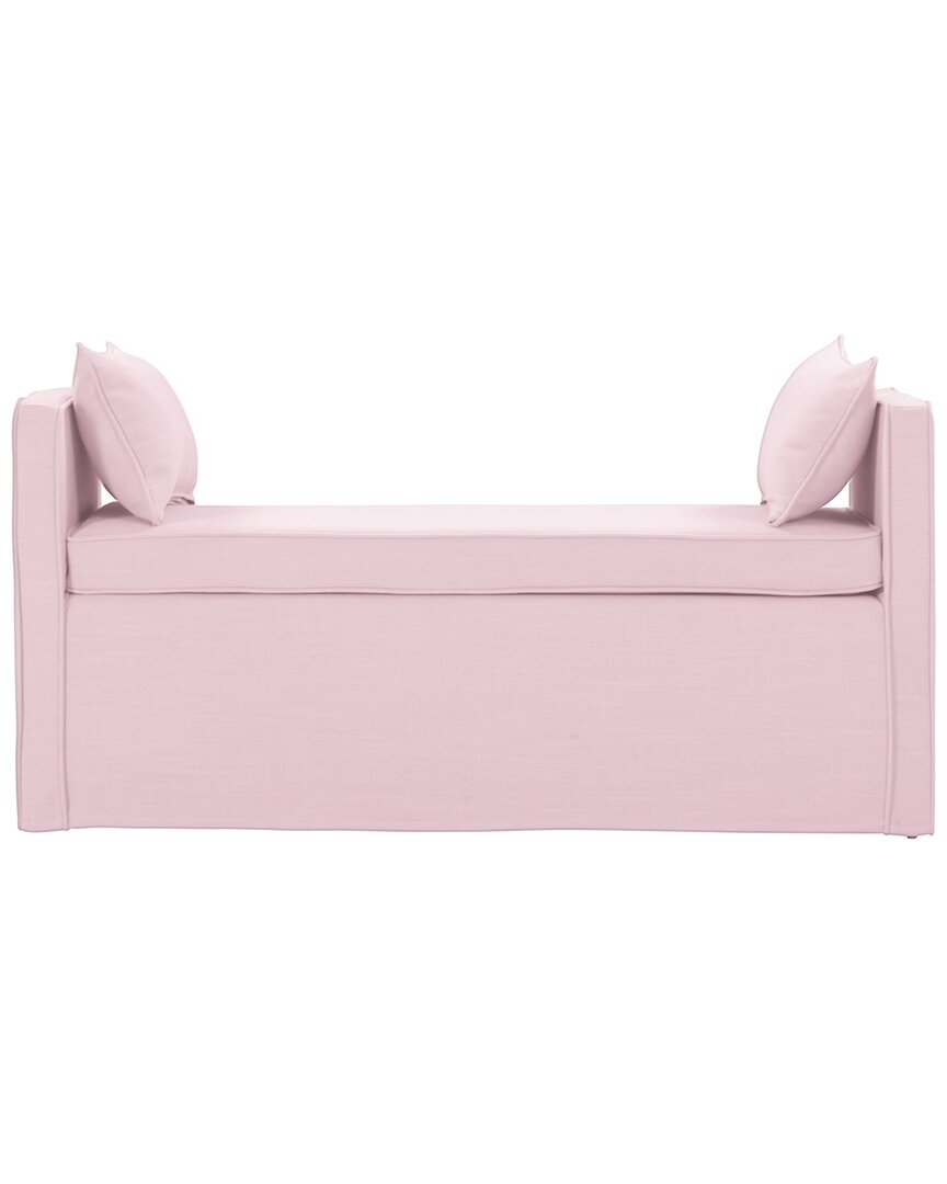 Shop Shabby Chic Persephone Bench In Pink