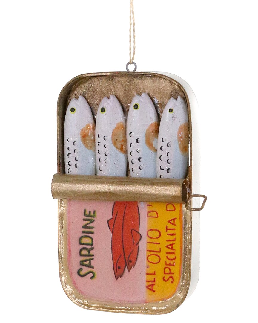 Cody Foster & Co. Packaged Sardines Ornament In Multi
