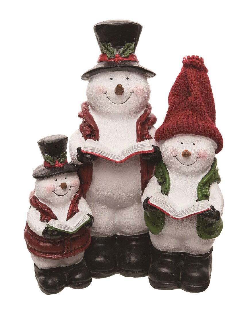 Shop Transpac Resin Multicolored Christmas Caroling Snowman Decor