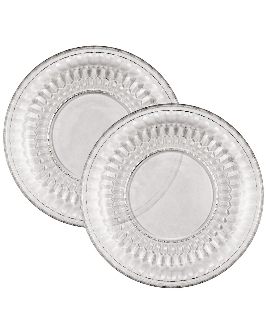Villeroy & Boch Boston Collection Salad Plate, Set Of 2 In Clear
