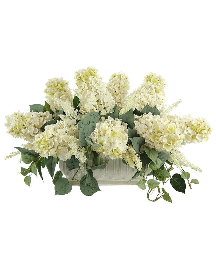 Creative Displays Cream Cone Hydrangea And Astilbe Floral Display