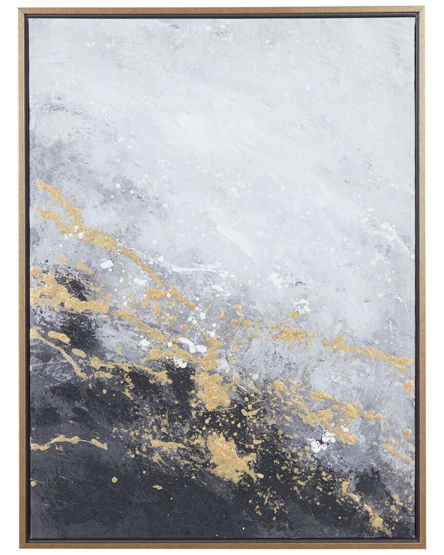 Cosmoliving By Cosmopolitan Canvas Contemporary Abstract Framed Wall Art