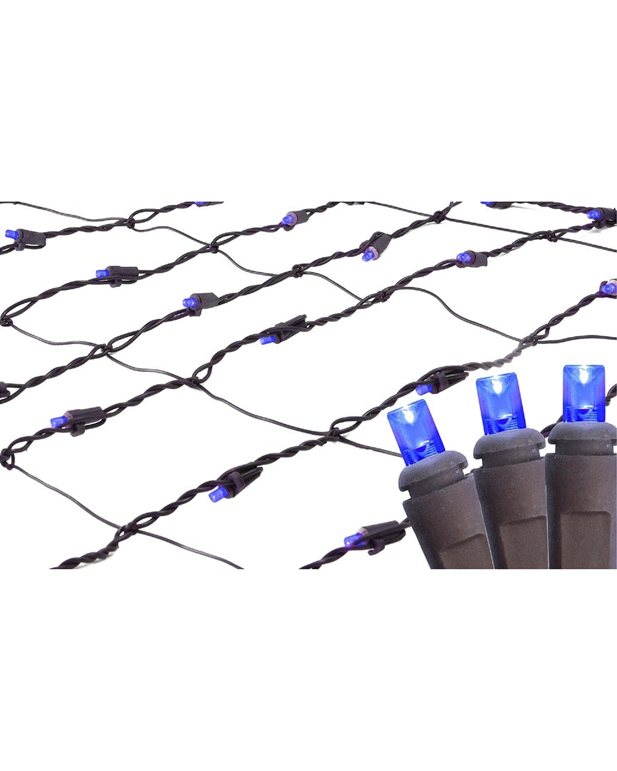 NORTHLIGHT NORTHLIGHT 2X8FT BLUE LED TREE TRUNK WRAP CHRISTMAS NET LIGHTS