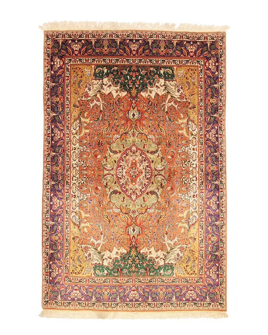 Shop Via Como Persia Fine Tabriz Wool & Silk Area Rug In Multicolor