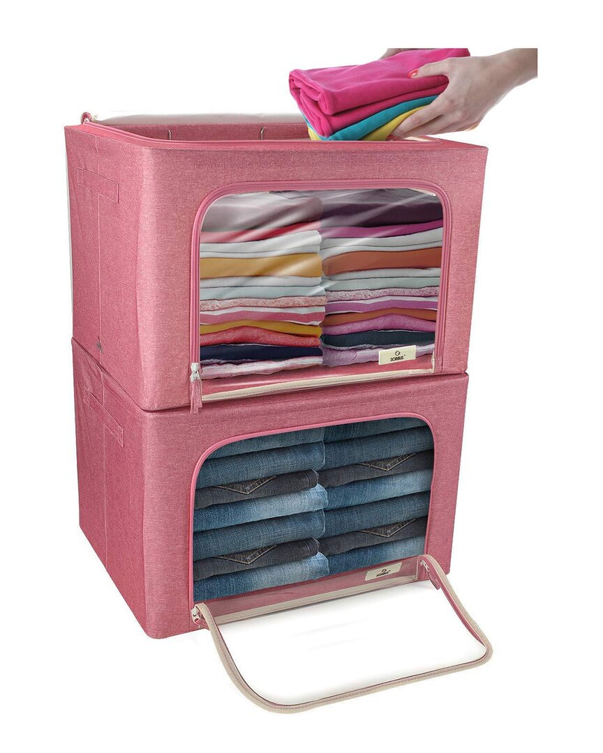 Sorbus 2pc Storage Box With Window