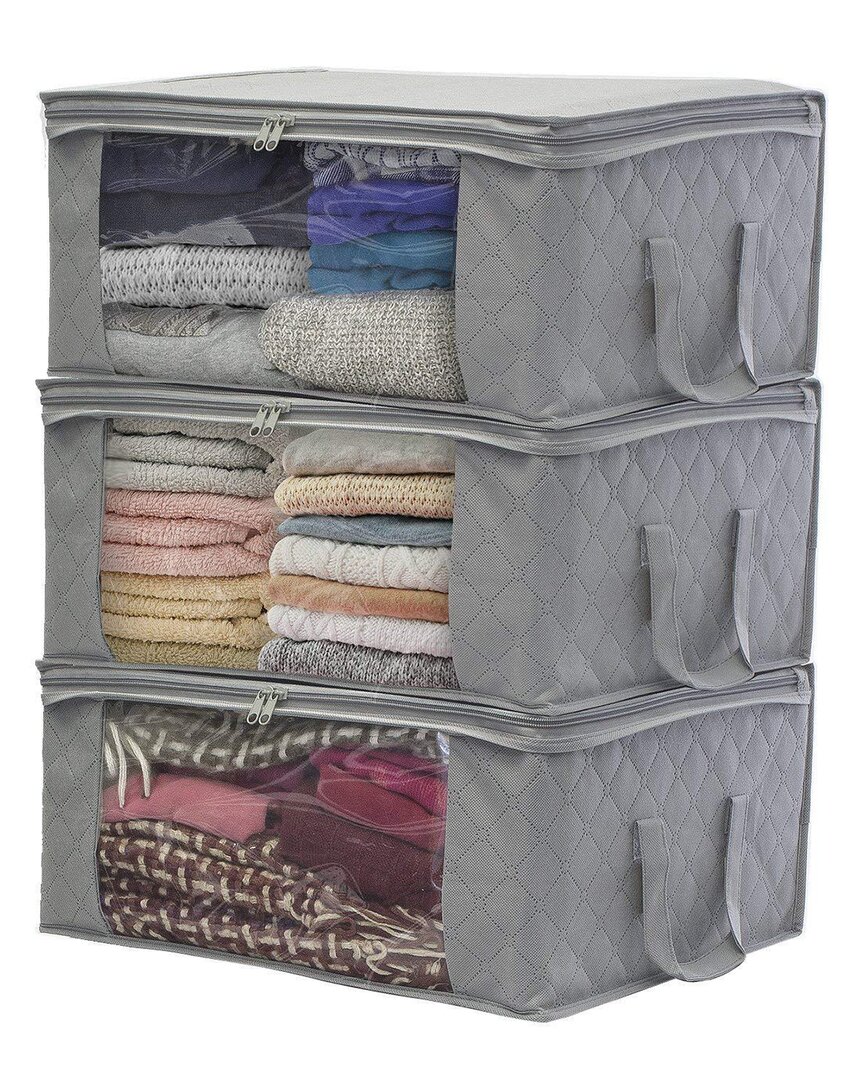 Shop Sorbus 3pc Foldable Fabric Storage Organizer Bag