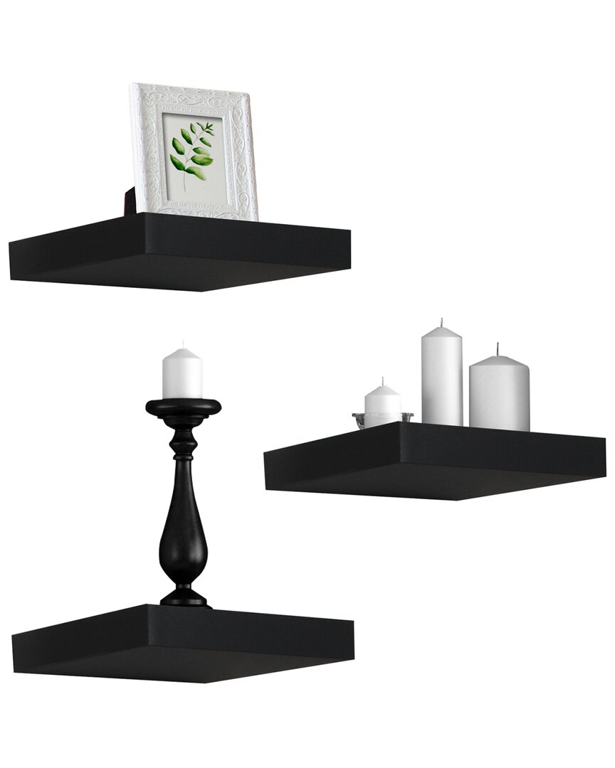 Sorbus Tile Wall Shelf In Nocolor