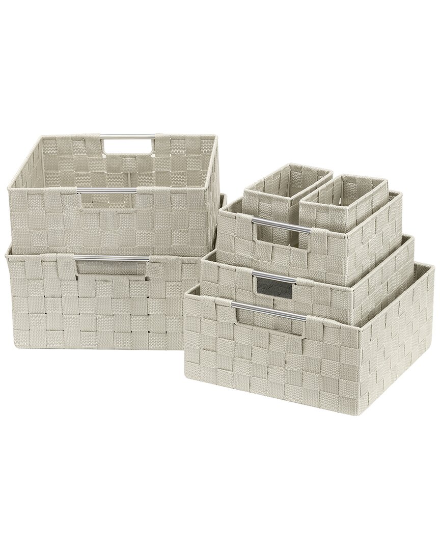 Sorbus Weave 7pc Basket Set