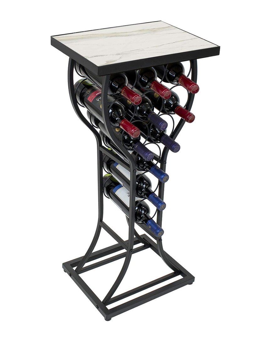 Shop Sorbus Wine Storage Organizer Marble Table